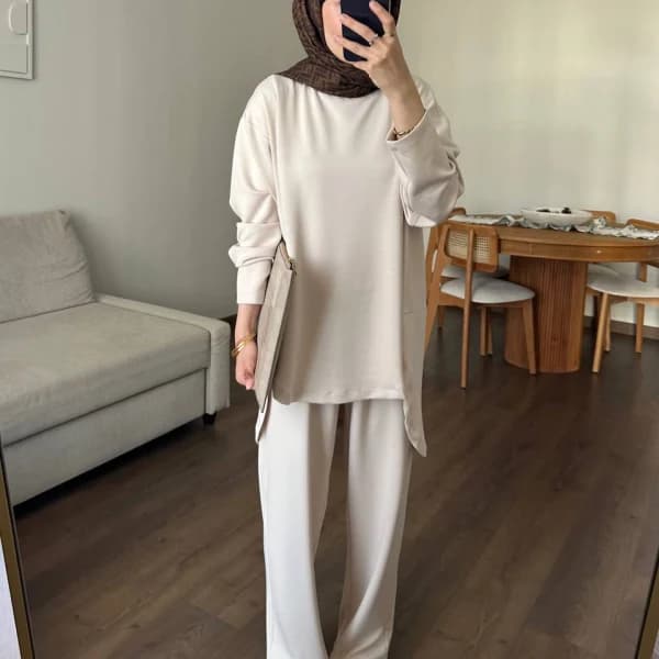 Mina Oysho Takım - Krem