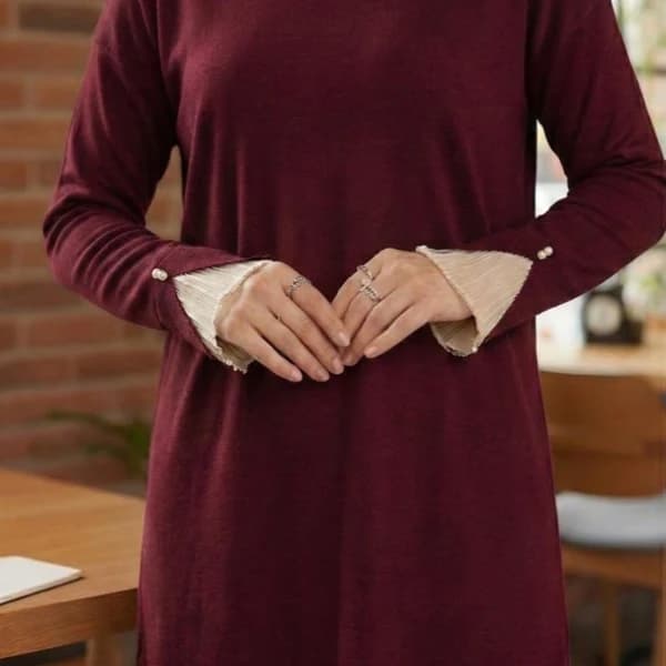 İkra Tunik - Bordo